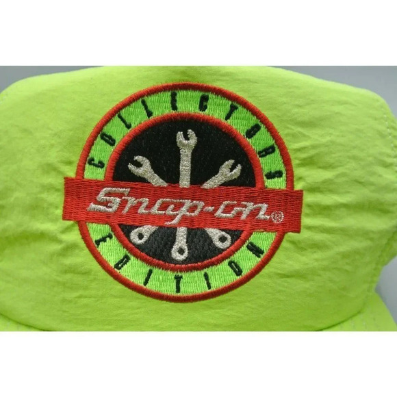 Snap-On Collector's  Edition Rick Mears Signed Hat Nylon Snapback OS Vtg No COA - Picture 2 of 8